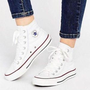 Converse Optical White High Top Sneakers 7.5